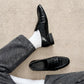 OF - Mocassino Elton croco nero