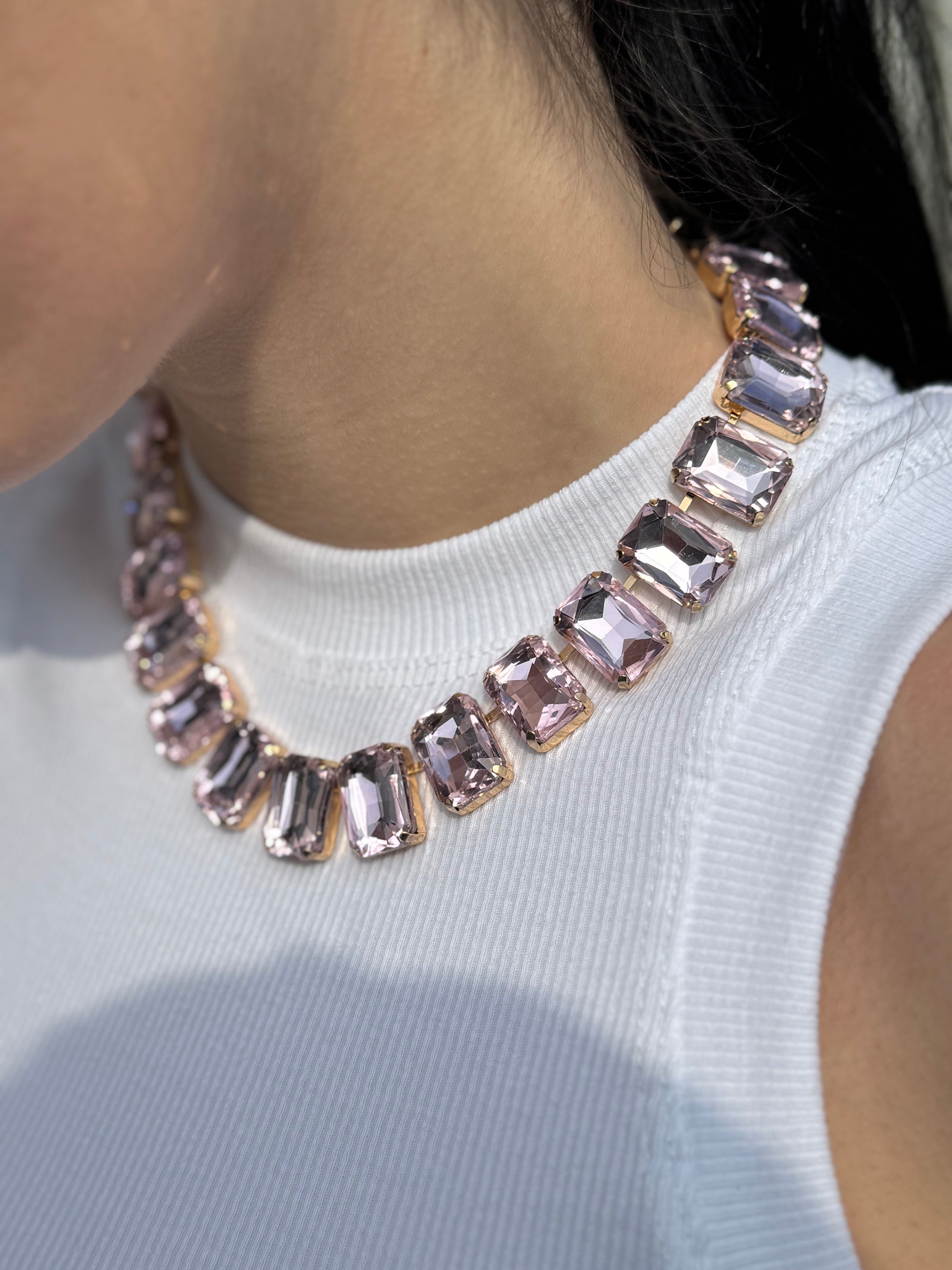 LM - Collana Marble mix rosè