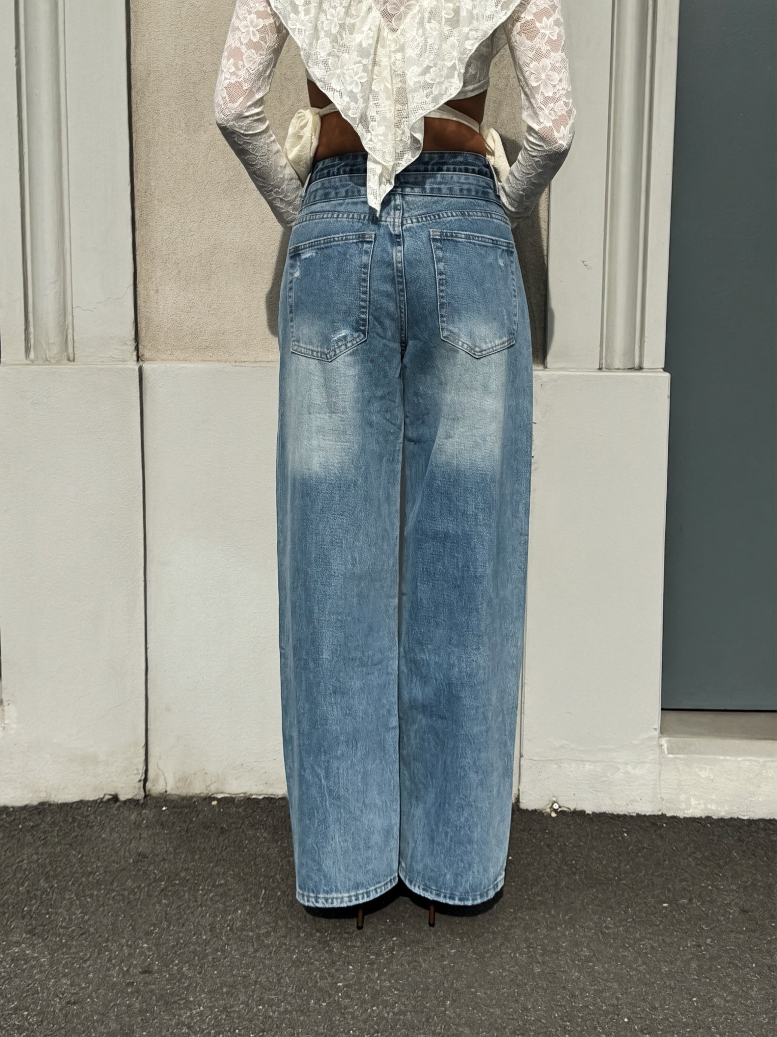 LM - Jeans Stefy double denim blue