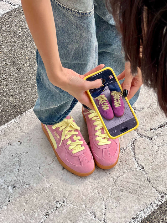 OF - PUMA Palermo poised pink gold moon