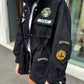 OF - Giacca Angel con ali strass e patch