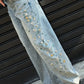OF - Jeans Flores de Madrid con pietre