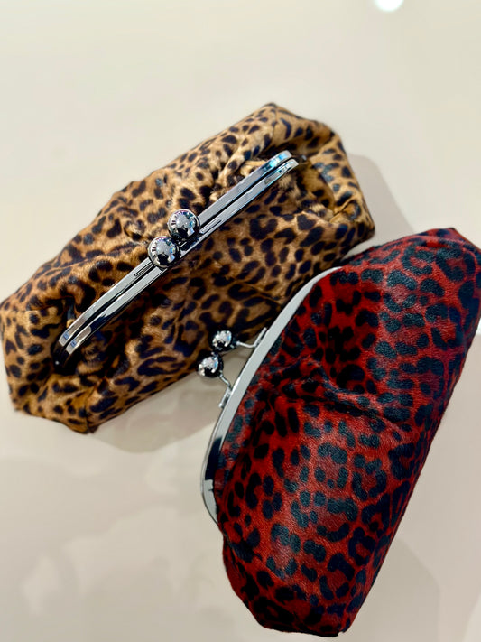 LM - Borsa clutch Melors animalier