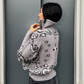 OF - Maglione Roman grigio con zip