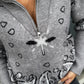 LM - Maglione Roman grigio con zip