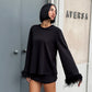 LM - LUMINA T-shirt Plume nero