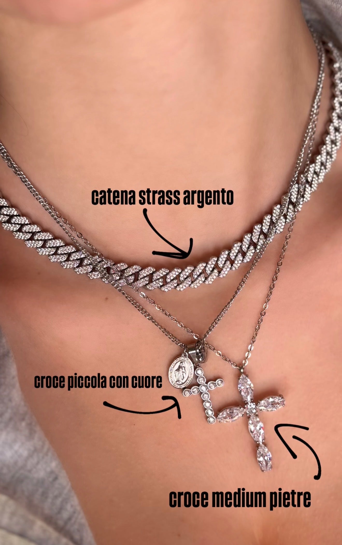 OF - Collane mix cross