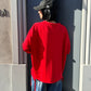 OF - Felpa Kiki rosso distressed