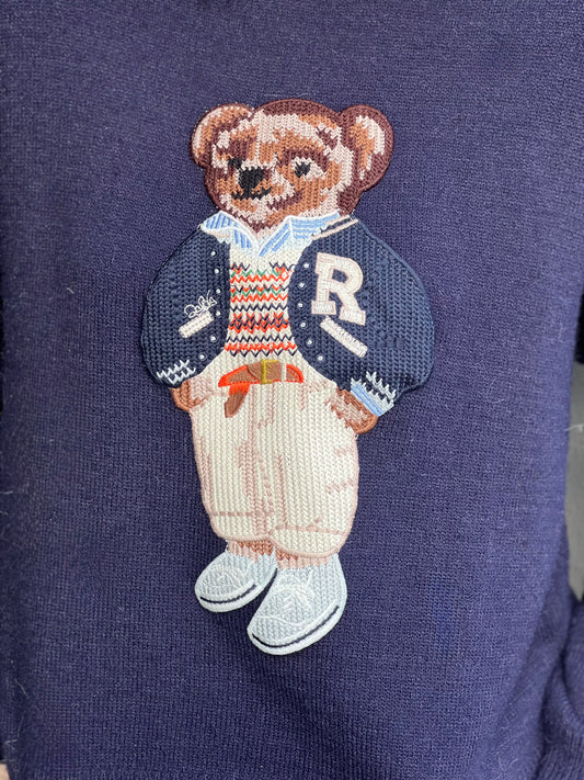 OF - Maglione Lauren teddy blue