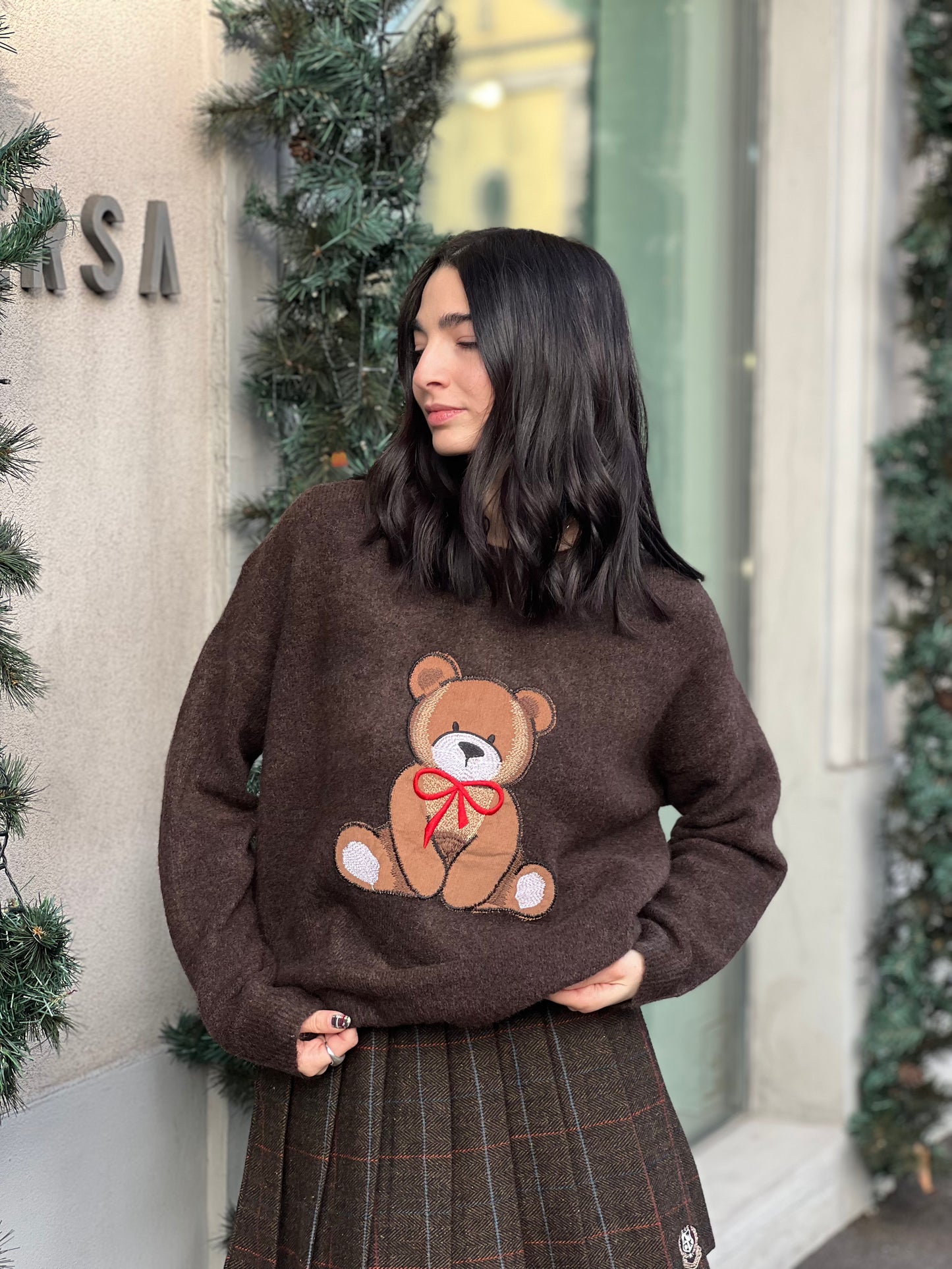 LM - Maglione Gift teddy choco