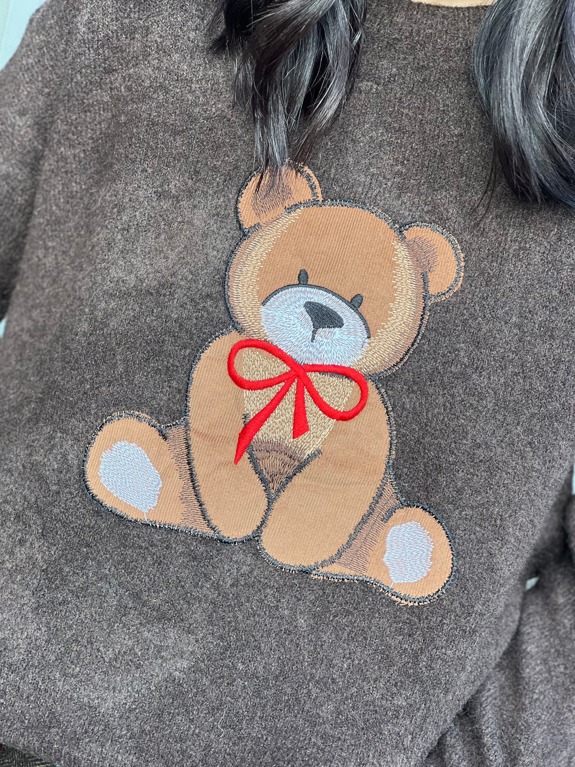 OF - Maglione Gift teddy choco