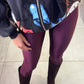OF - Leggings Fabia bordeaux satin