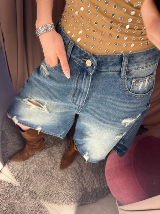 OF - Jorts Elias vintage denim