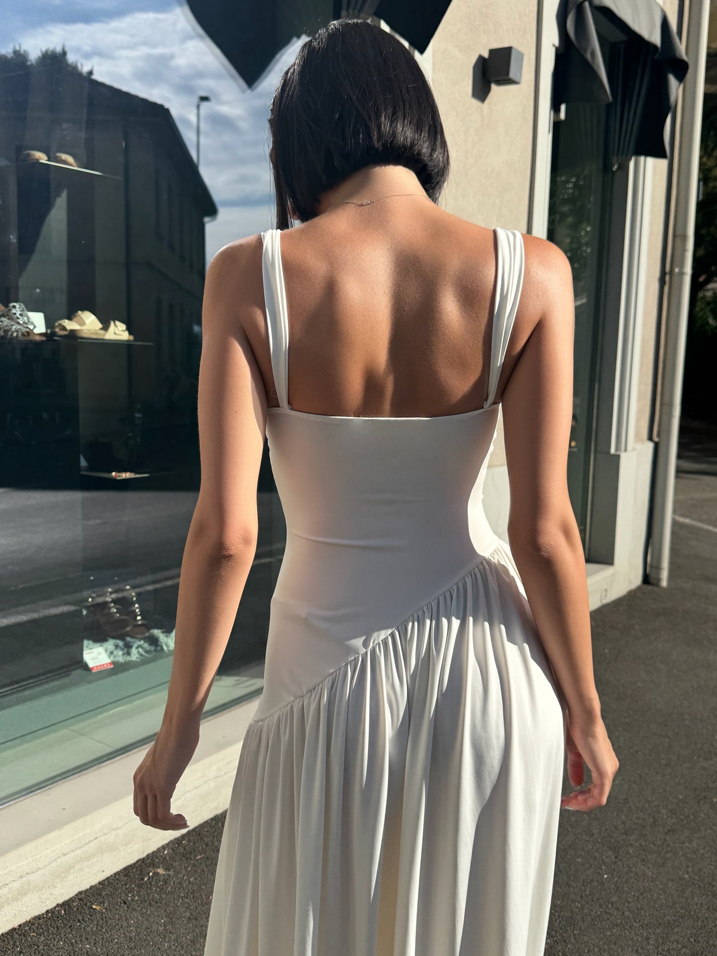 OF - Abito Afrodite bianco 