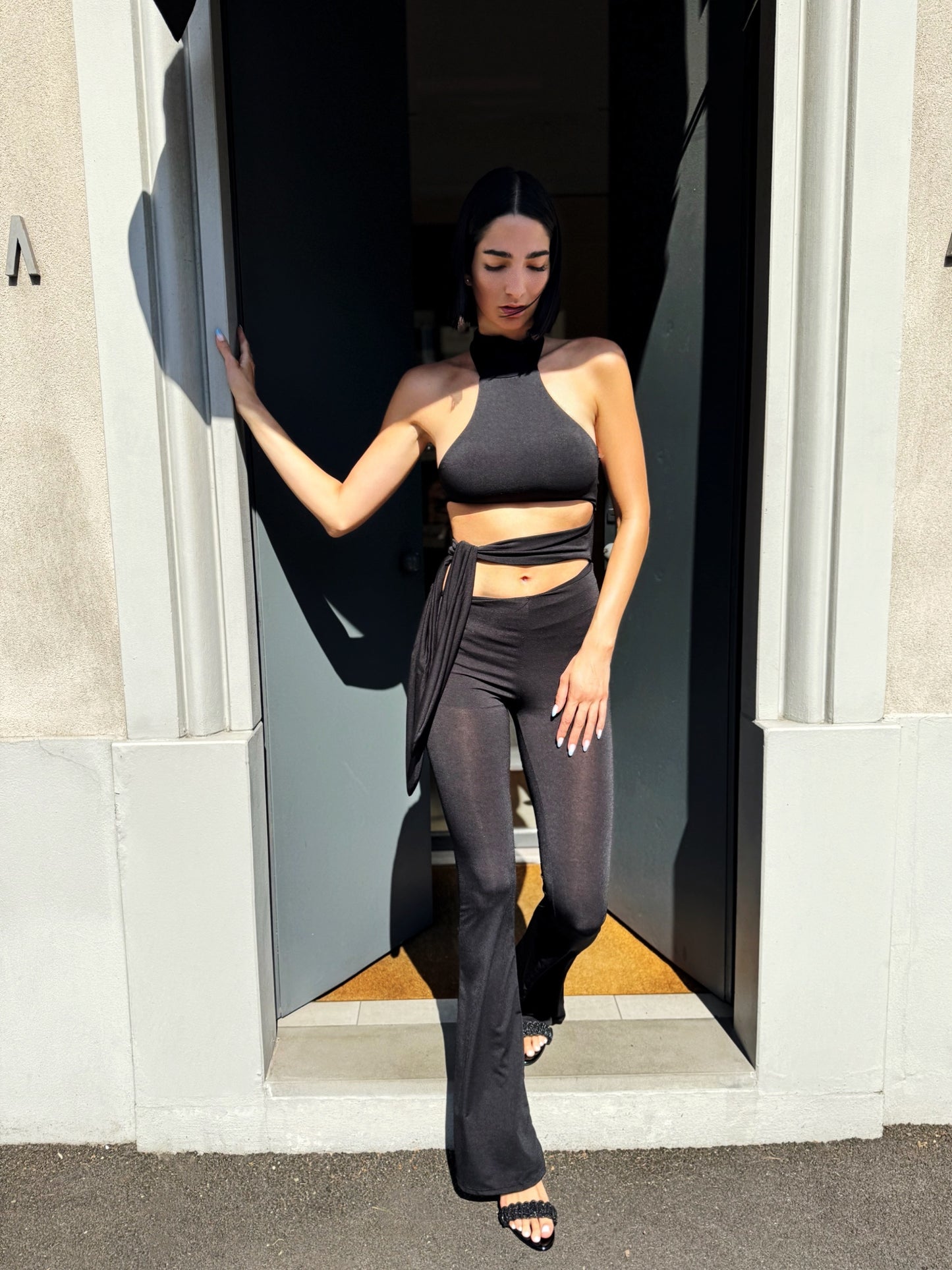 LM - Tutina Klizia cut out nero