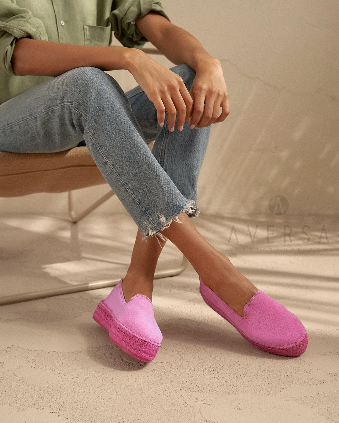 OF - Manebì double sole espadrilles bold pink