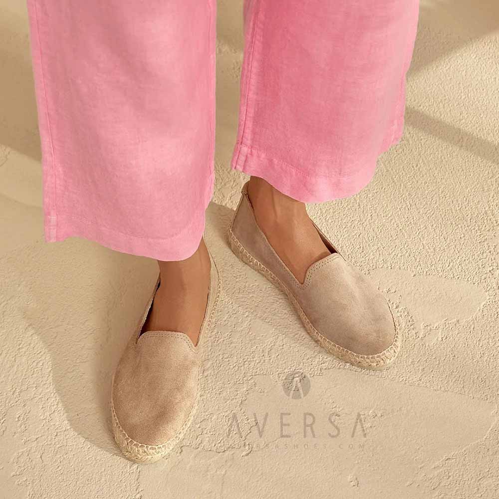 OF - Manebì double sole espadrilles vintage taupe