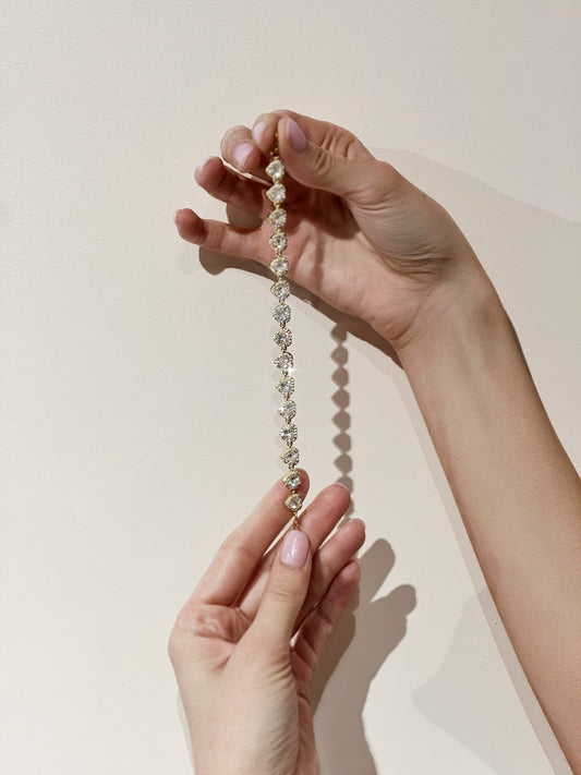 OF - Bracciale Heartie acciaio gold