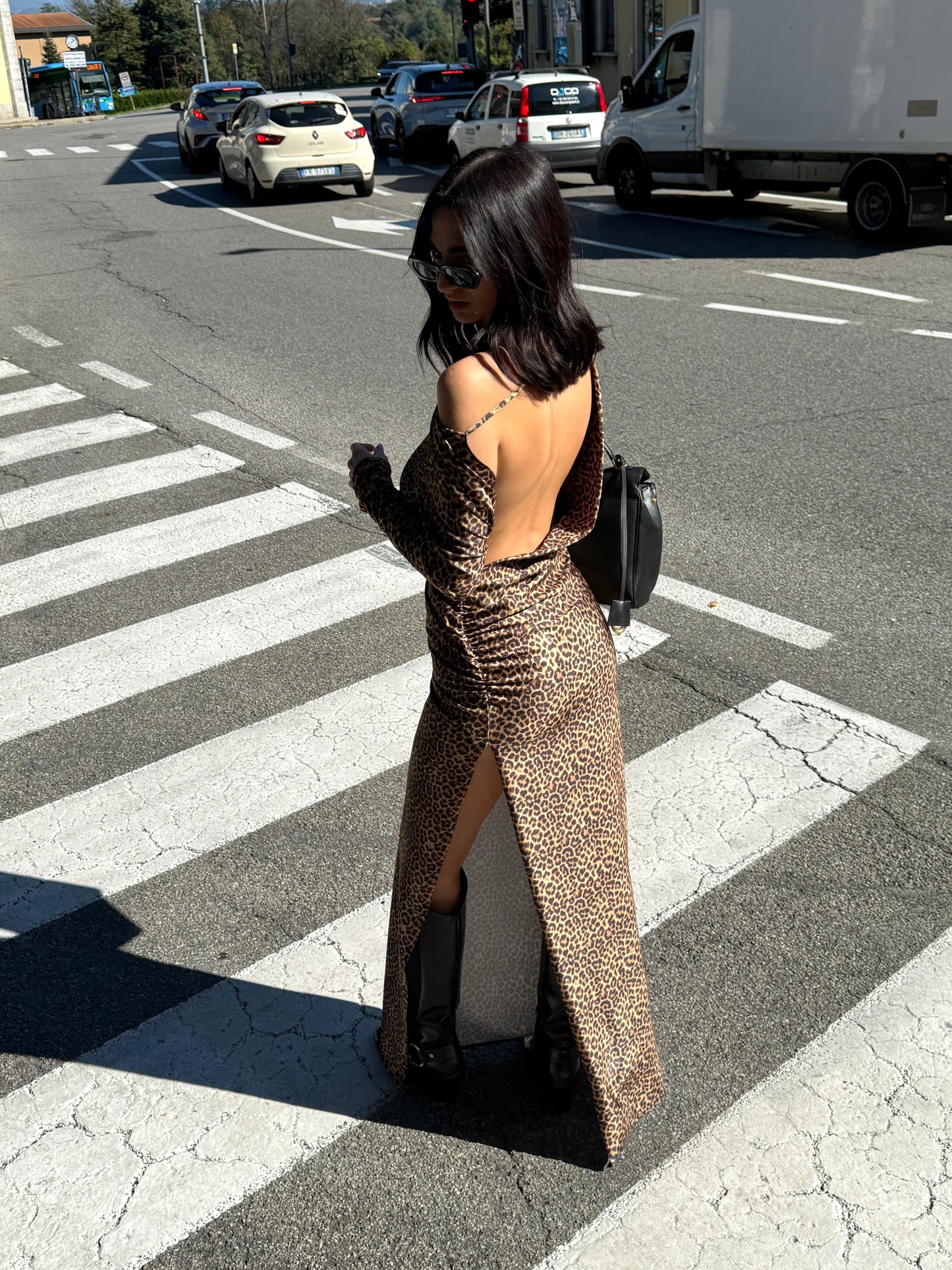 OF - Matinèe Abito Isabel maculato