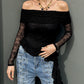 LM - Maglia Clea pizzo nero
