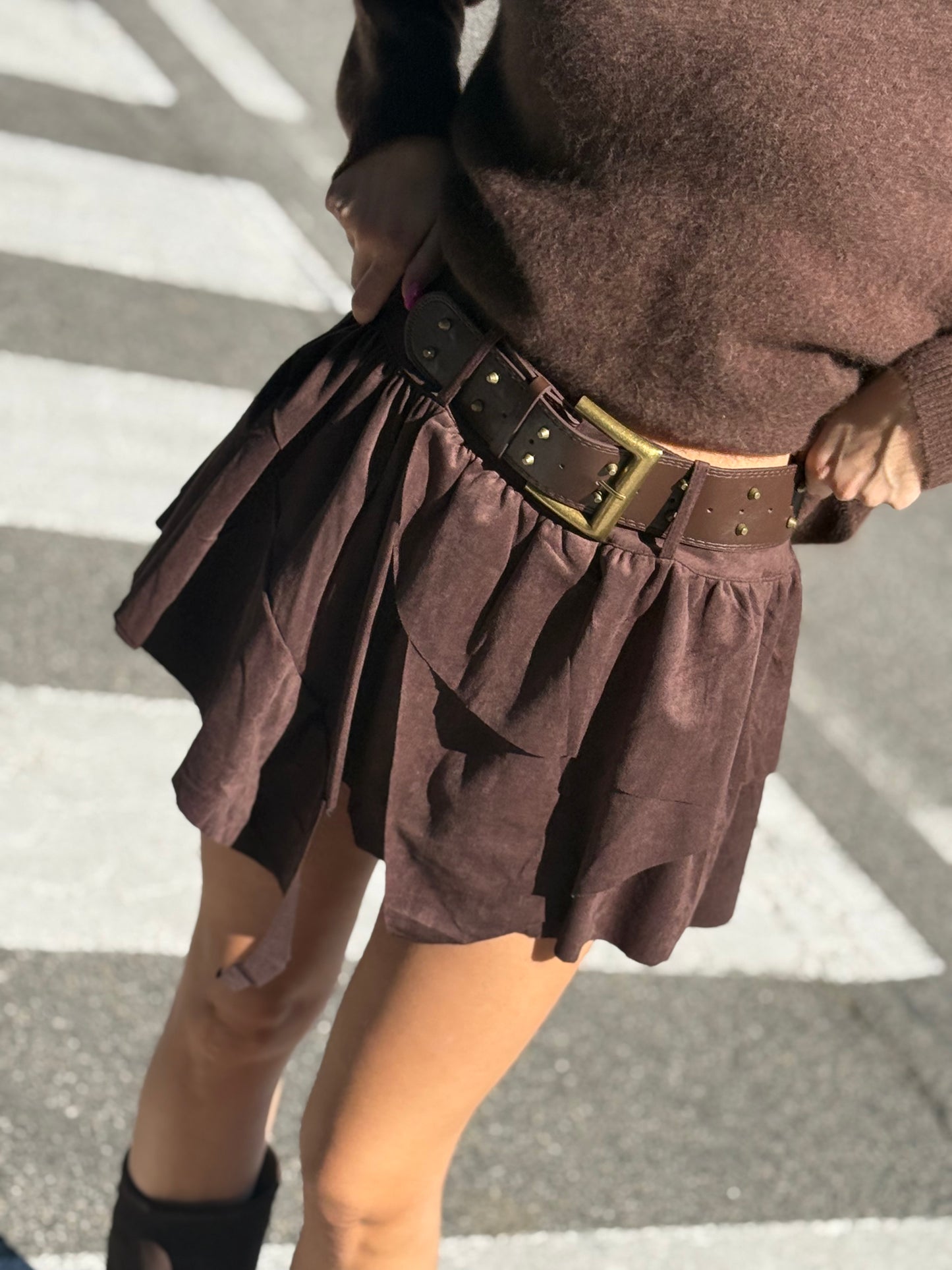 LM - Gonna Xeena ecosuede marrone