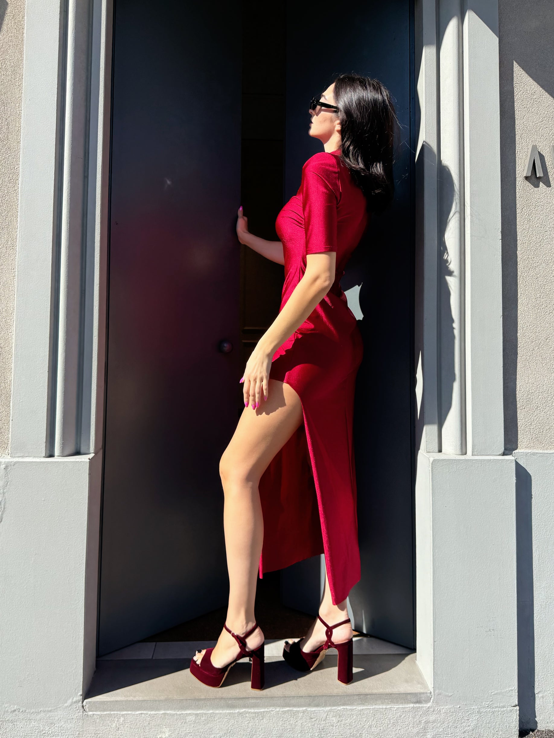 LM - Matinèe Abito Lucrezia vino