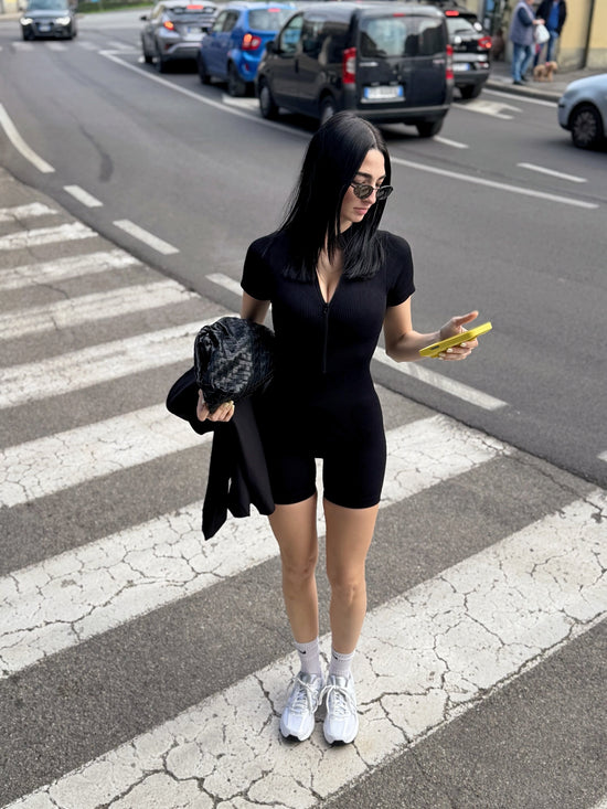 LM - Tutina Kimmy nero con zip