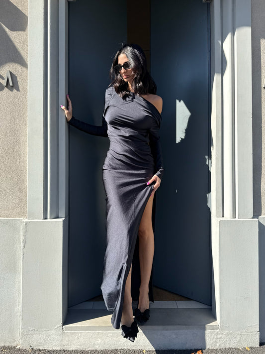 OF - Matinèe Abito Isabel nero