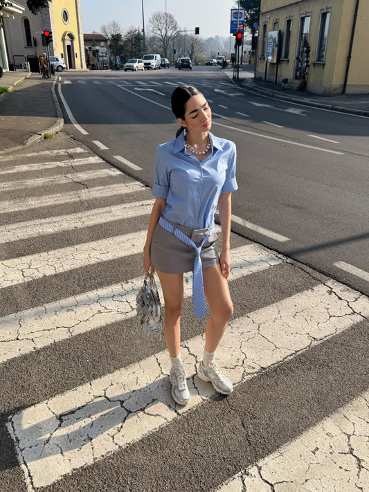 OF - Camicia Valentine azzurro