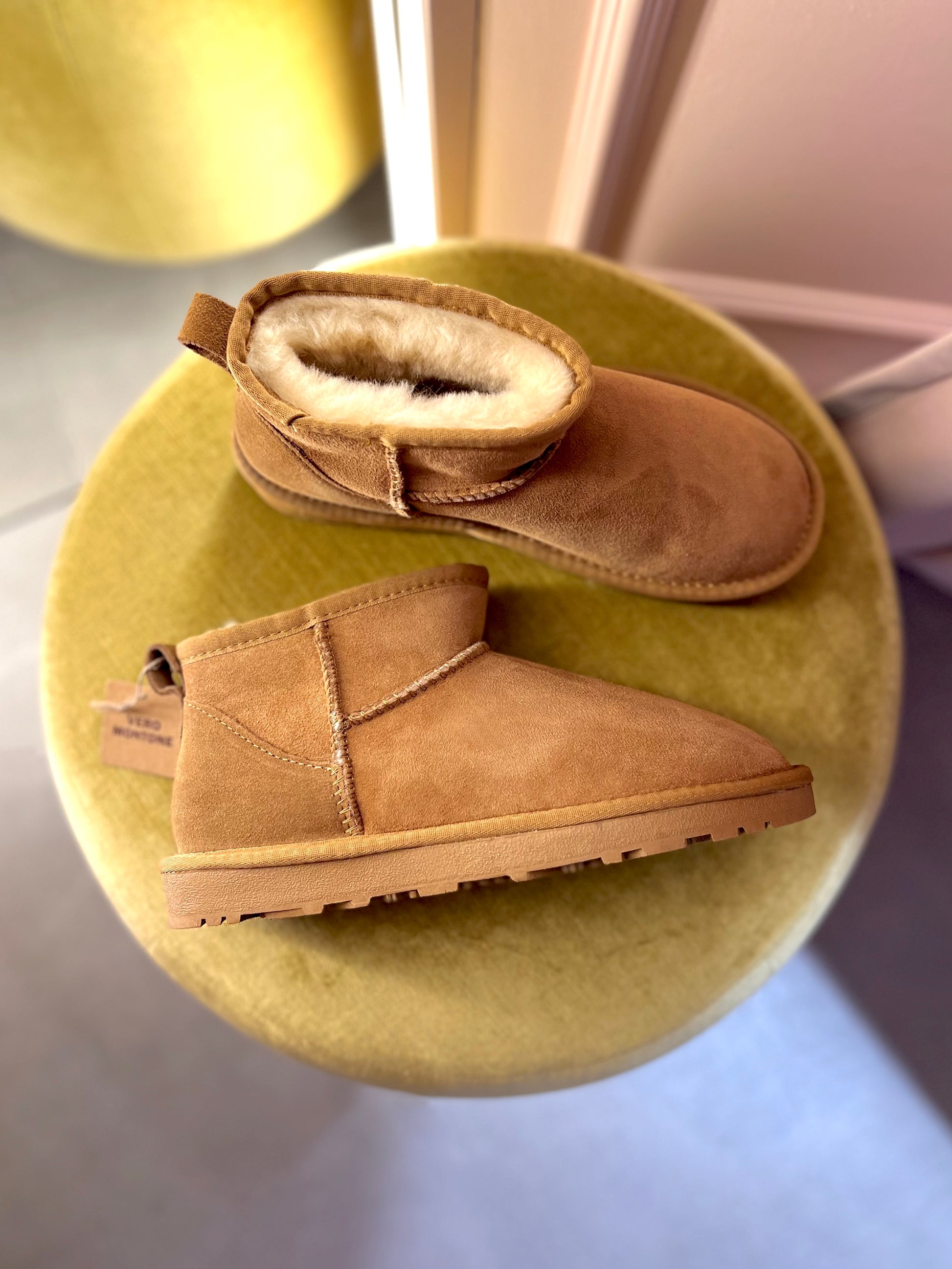 OF - Stivaletto Sweety suede camel