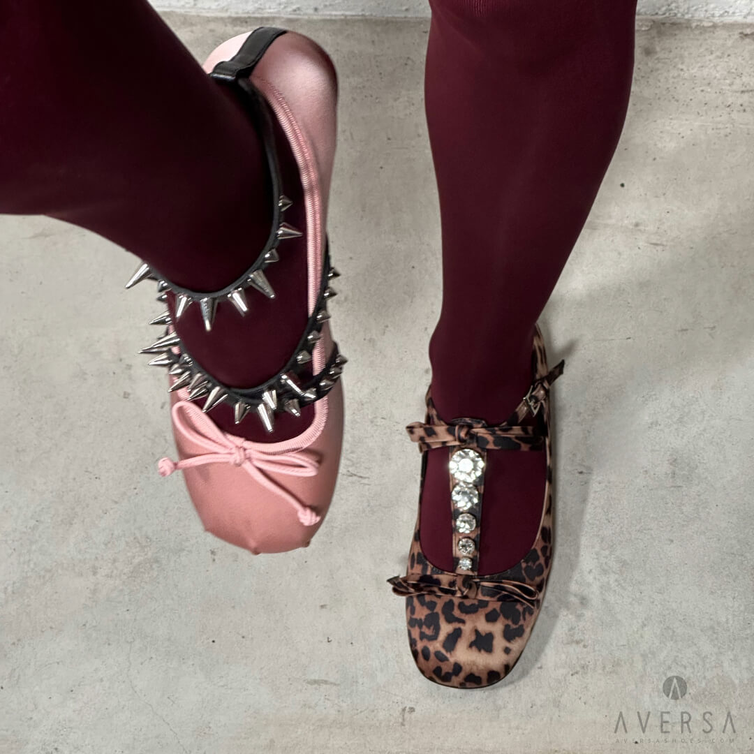 OF - Jeffrey Campbell Choreo-spk pink satin blk silver