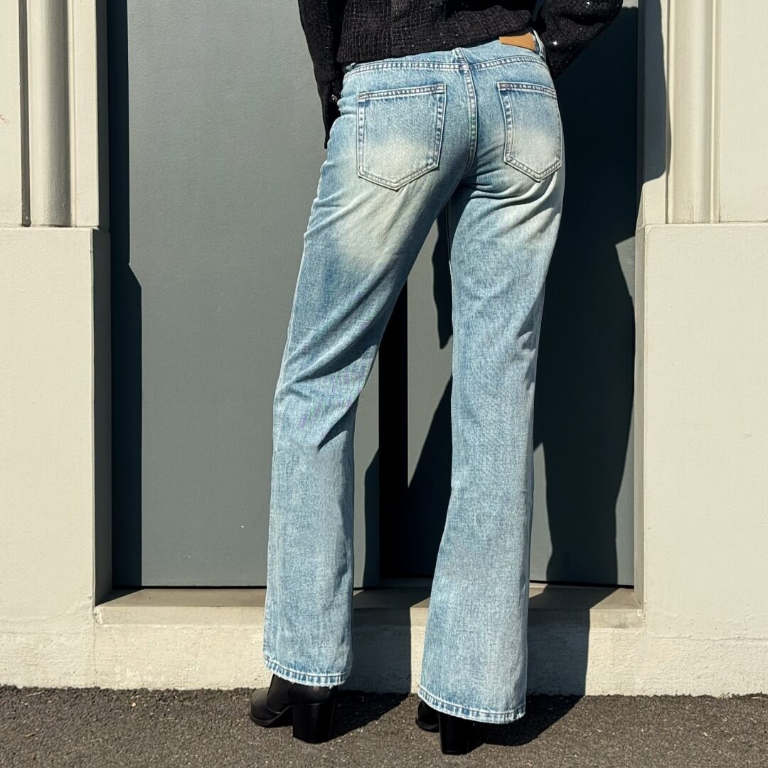 OF - Jeans Azul simple