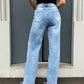OF - Jeans Exter intreccio light denim