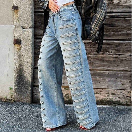 LM - Jeans Harald con alamari