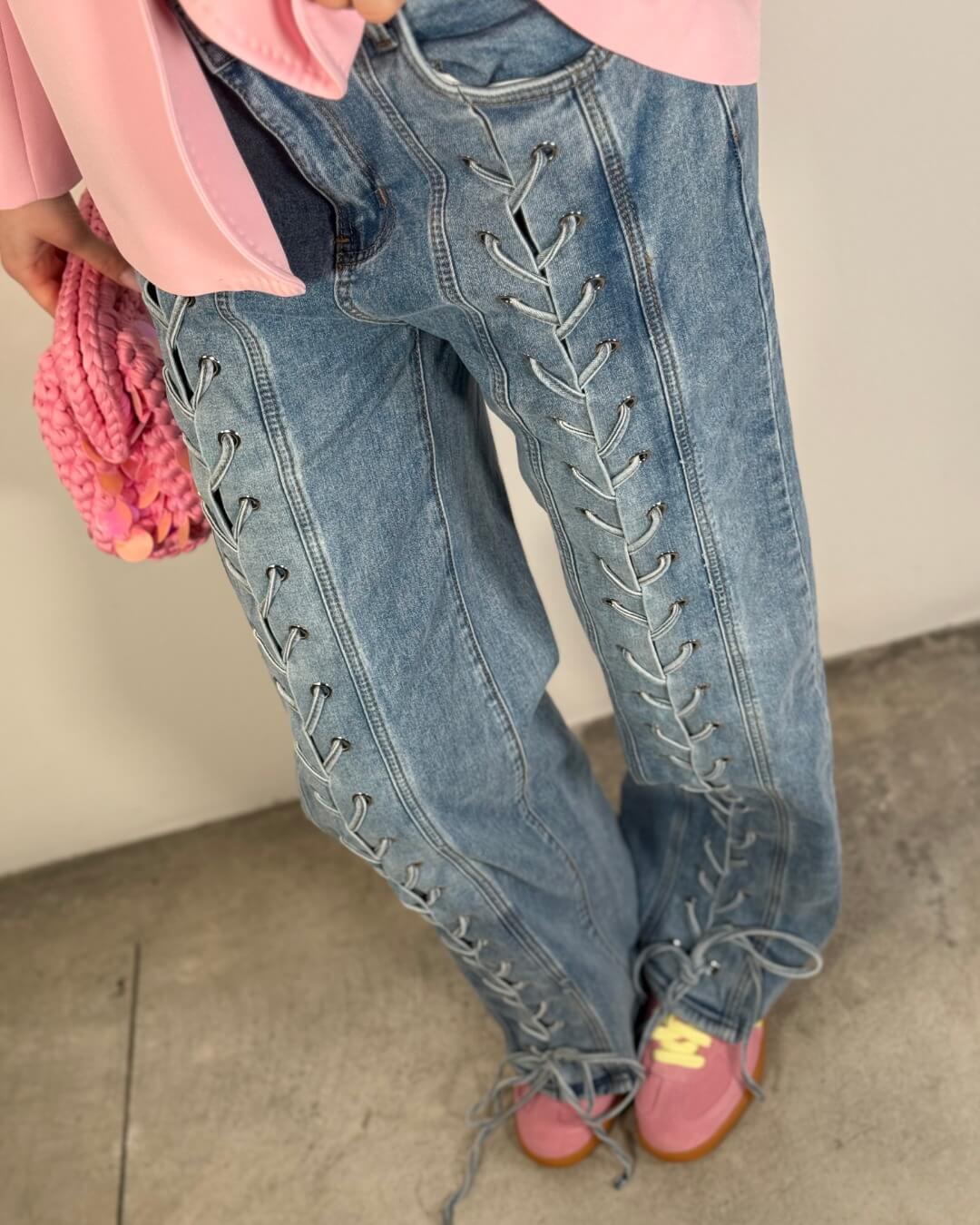 OF - Jeans Exter intreccio light denim