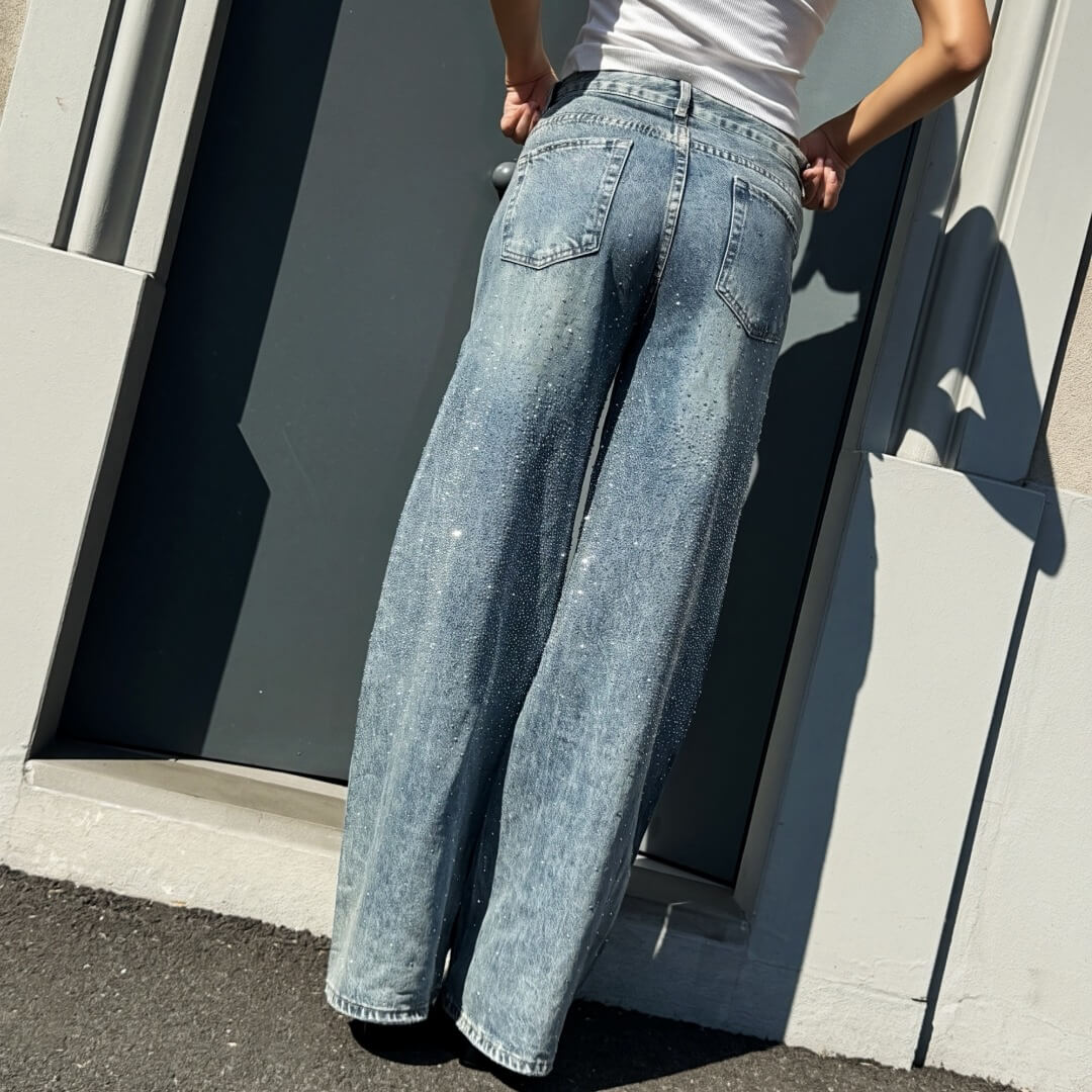 OF - Jeans Glorious strass