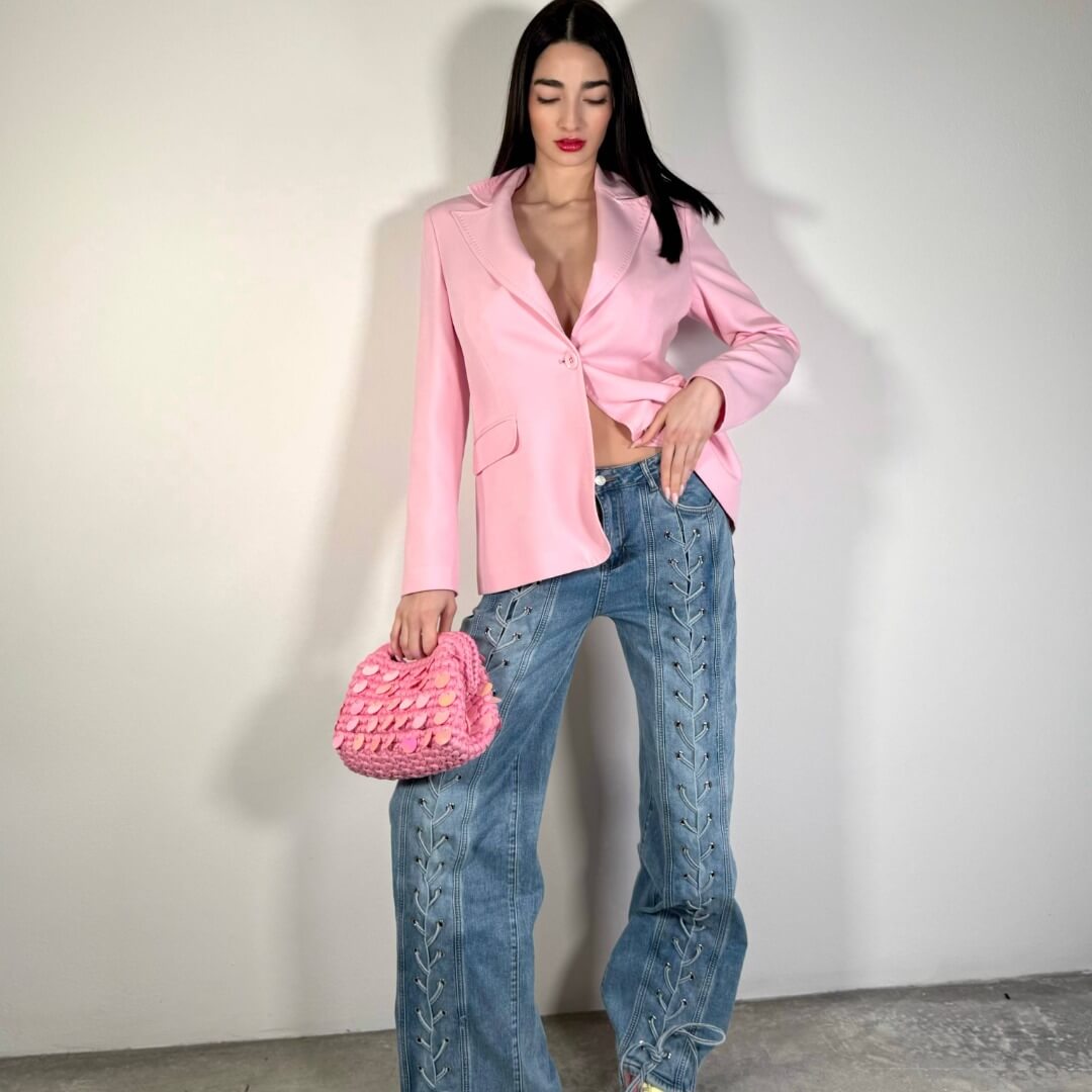 OF - Jeans Exter intreccio light denim