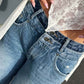 OF - Jeans Stefy double denim blue