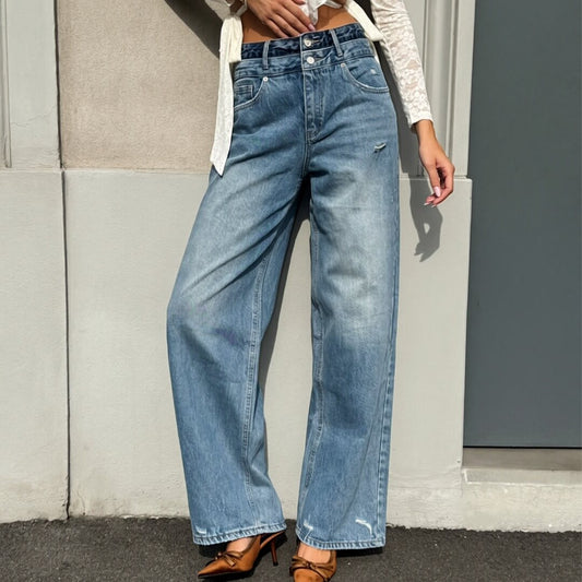 LM - Jeans Stefy double denim blue