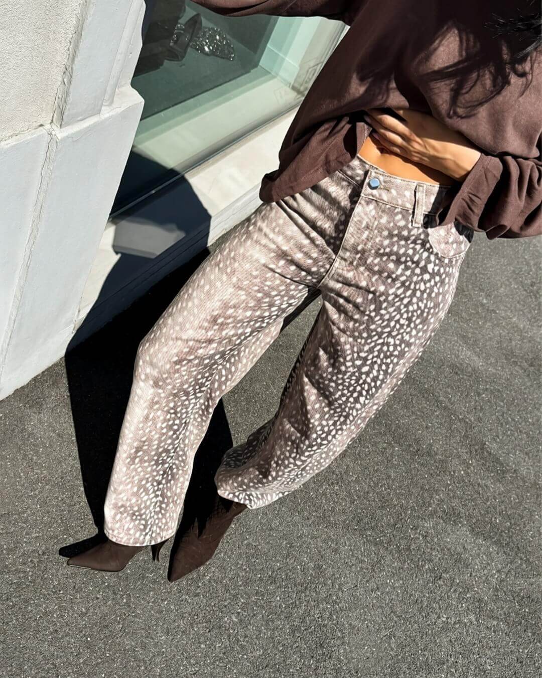 OF - Jeans Bambi choco grey
