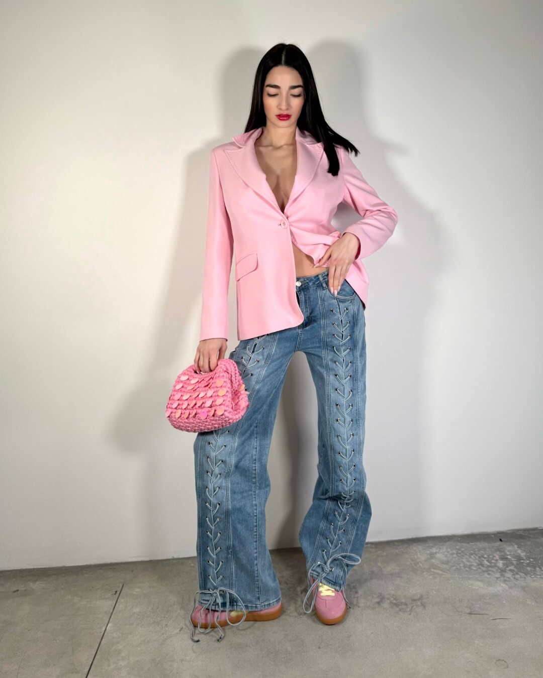 OF - Jeans Exter intreccio light denim