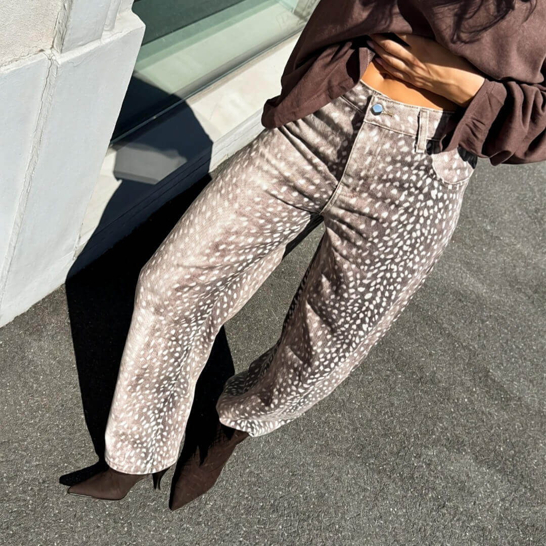 OF - Jeans Bambi choco grey