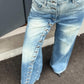 OF - Jeans Ciara con bottoni