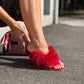 OF - Jeffrey Campbell Whateva-f wine suede combo