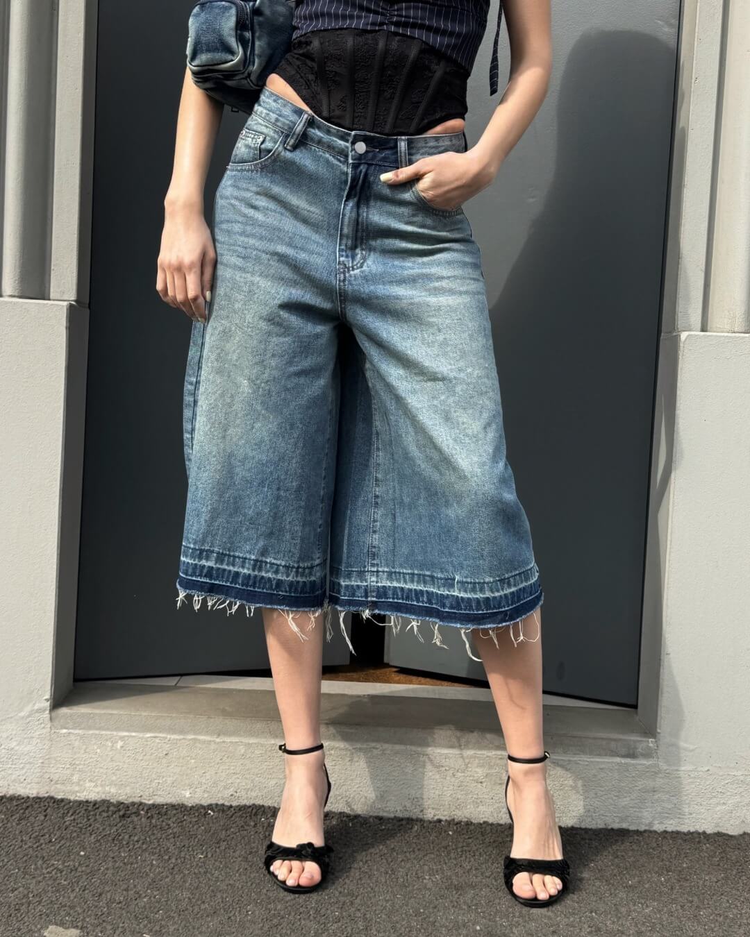 OF - Jorts Faith denim blue