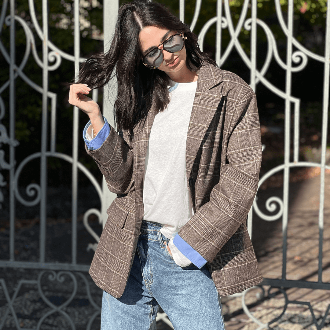 OF - LUMINA Blazer Arthur con polsini