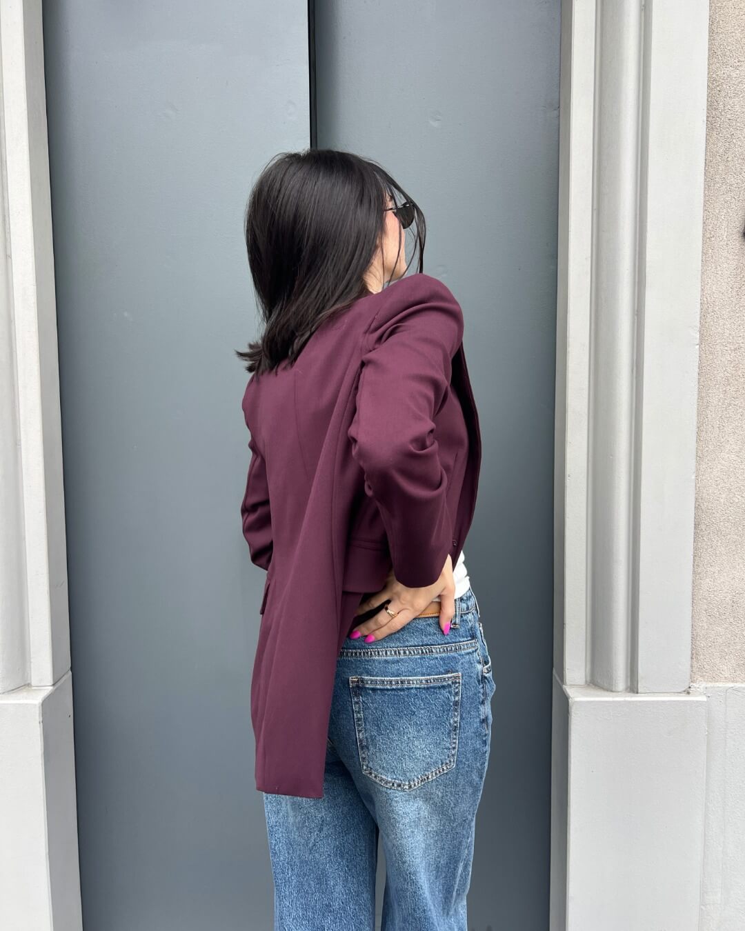 OF - LUMINA Blazer Shelly bordeaux