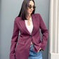 LM - LUMINA Blazer Shelly bordeaux