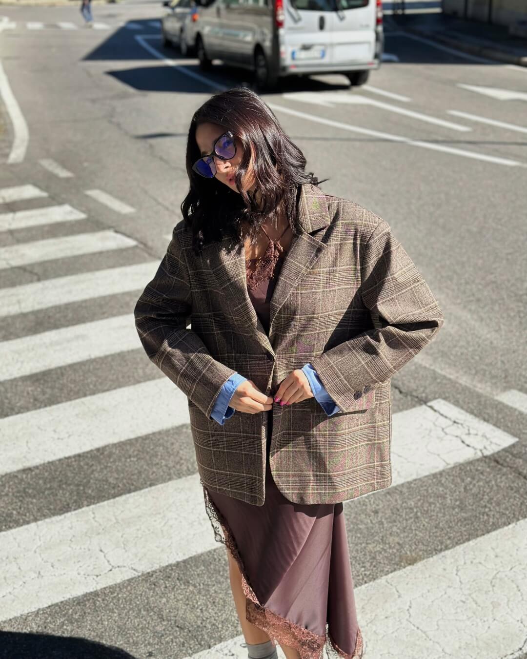 OF - LUMINA Blazer Arthur con polsini