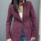 OF LUMINA Blazer Shelly bordeaux